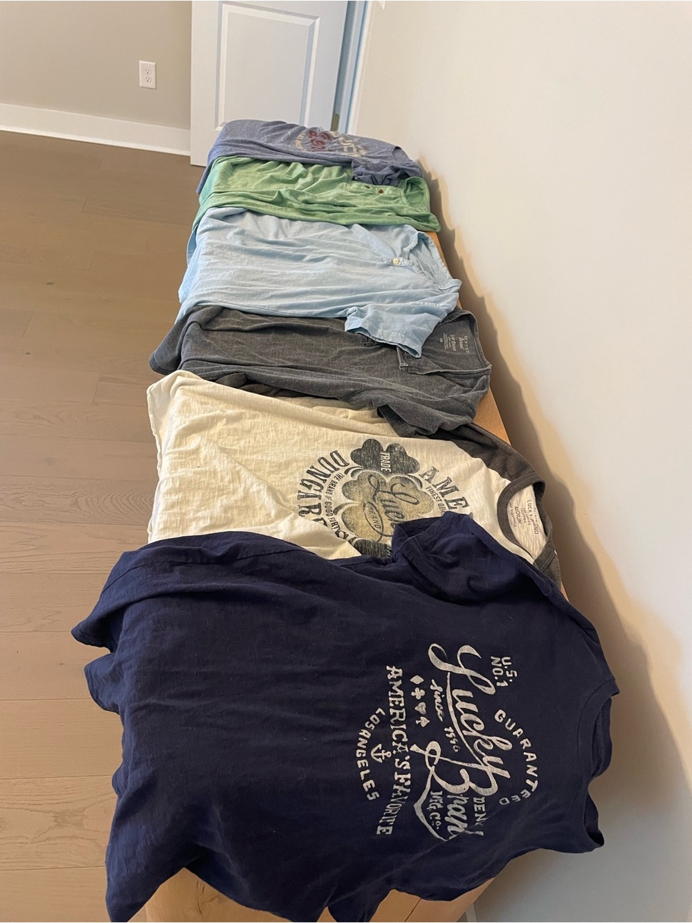 6 Lucky Brand Shirts & 1 Calvin Klein Shirt